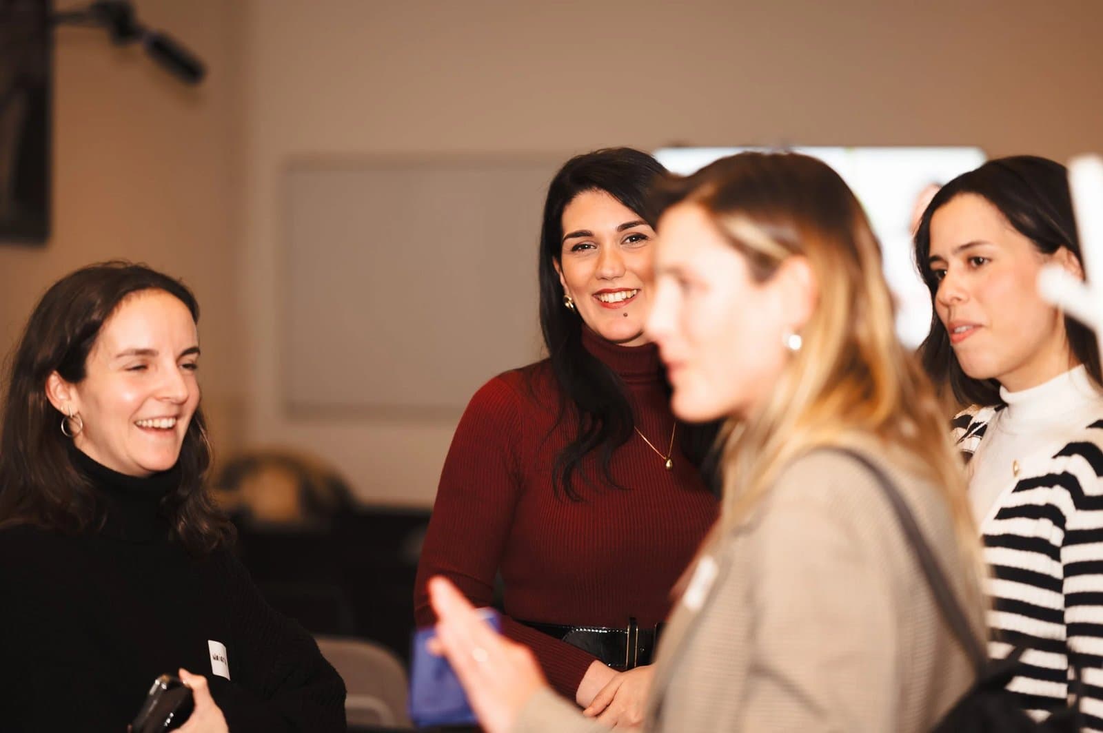 Women gathered at a Women in Corporate Circles event in Amsterdam